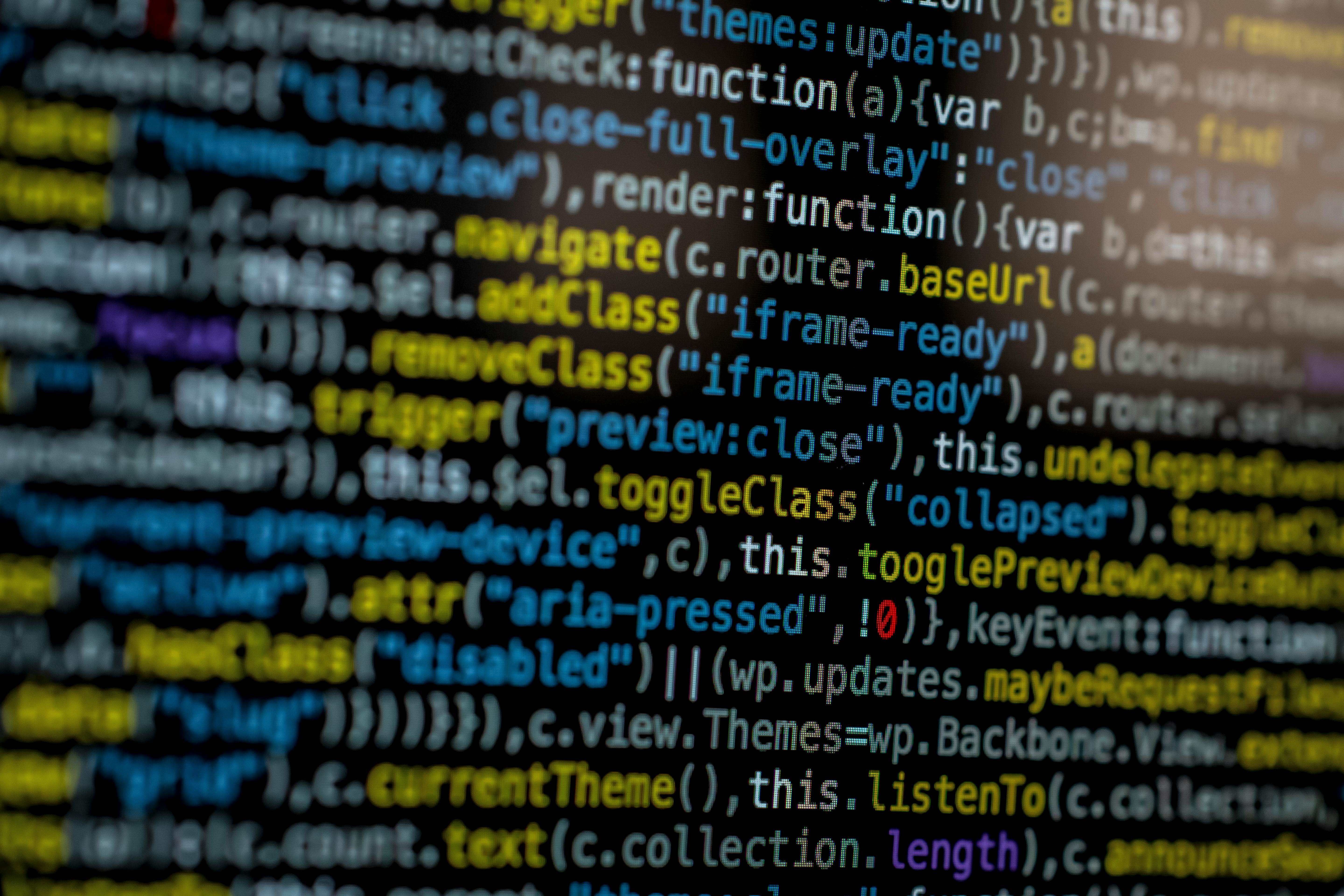 Código de programación y desarrollo